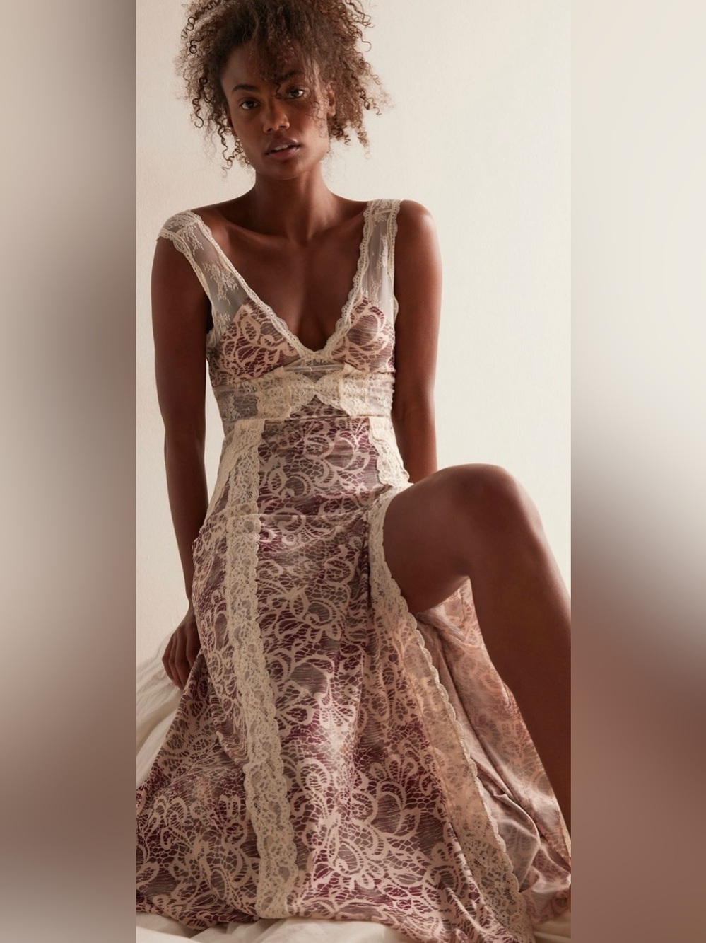 Free People in the clouds maxi bodysuit NWT - Picture 1 of 5
